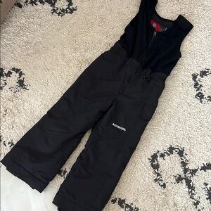 Kids Black Snow Bib size 6